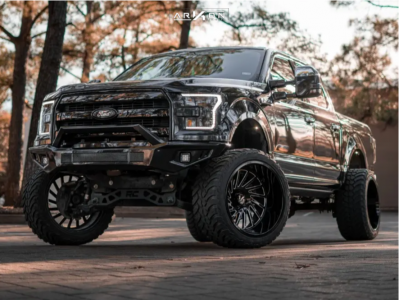 2015 Ford F-150 - 24x14 -81mm - ARKON OFF-ROAD Caesar - Suspension Lift 6" - 35" x 13.5"
