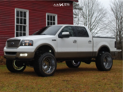 2005 Ford F-150 - 24x14 -81mm - ARKON OFF-ROAD Caesar - Suspension Lift 6" - 37" x 13.5"