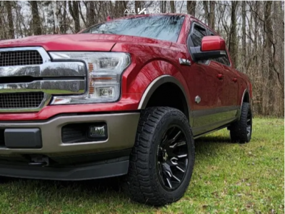 2019 Ford F-150 - 20x10 -25mm - ARKON OFF-ROAD Roosevelt - Leveling Kit - 305/50R20