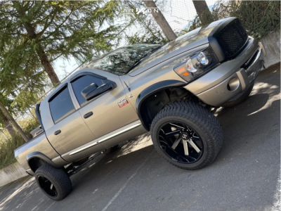 1 2008 Ram 2500 Dodge Tuff Country Suspension Lift 6in Arkon Off Road Lincoln Black Milled