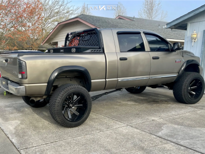 1 2008 Ram 2500 Dodge Tuff Country Suspension Lift 6in Arkon Off Road Lincoln Black Milled