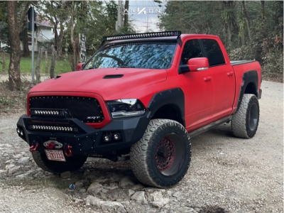 2014 Ram 1500 - 22x12 -51mm - ARKON OFF-ROAD Crown Series Triumph - Suspension Lift 4" - 37" x 13.5"