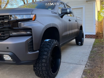 2020 Chevrolet Silverado 1500 - 22x12 -51mm - ARKON OFF-ROAD Mandela - Suspension Lift 4" - 33" x 12.5"