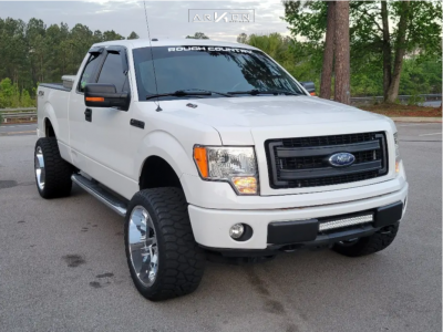 2014 Ford F-150 - 22x12 -51mm - ARKON OFF-ROAD Lincoln - Suspension Lift 4" - 33" x 12.5"