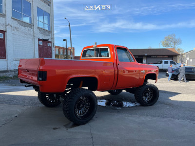 1 1987 K10 Chevrolet Rough Country Suspension Lift 6in Arkon Off Road Alexander Black Milled