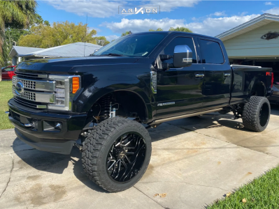 2019 Ford F-350 Super Duty - 24x14 -81mm - ARKON OFF-ROAD Mandela - Suspension Lift 8" - 375/40R24