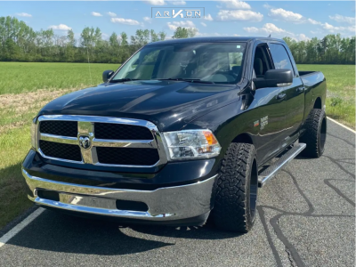 2020 Ram 1500 Classic - 22x12 -51mm - ARKON OFF-ROAD Alexander - Leveling Kit - 33" x 12.5"
