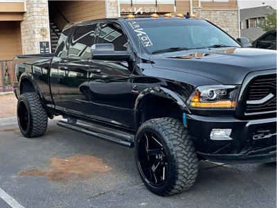 2018 Ram 2500 - 22x12 -51mm - ARKON OFF-ROAD Lincoln - Suspension Lift 2.5" - 35" x 12.5"