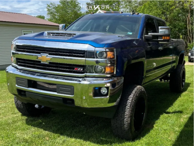 2017 Chevrolet Silverado 2500 HD - 22x12 -51mm - ARKON OFF-ROAD Lincoln - Suspension Lift 7" - 35" x 12.5"