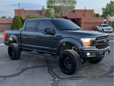 2019 Ford F-150 with 22x12 -44 Axe Offroad Ax2.3 and 35/12.5