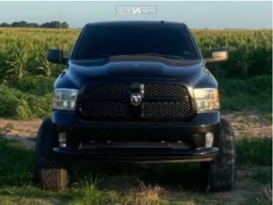 1 2017 1500 Ram Express Rough Country Suspension Lift 6in Arkon Off Road Alexander Black Milled