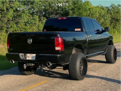 1 2017 1500 Ram Express Rough Country Suspension Lift 6in Arkon Off Road Alexander Black Milled
