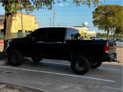 1 2017 1500 Ram Express Rough Country Suspension Lift 6in Arkon Off Road Alexander Black Milled