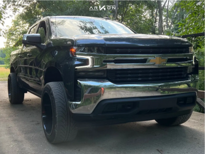 2019 Chevrolet Silverado 1500 - 22x12 -51mm - ARKON OFF-ROAD Mandela - Leveling Kit - 305/45R22