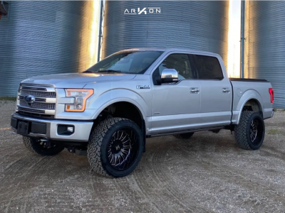 2017 Ford F-150 - 22x12 -51mm - ARKON OFF-ROAD Alexander - Suspension Lift 4" - 33" x 12.5"