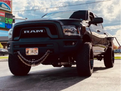 2018 Ram 1500 - 22x12 -51mm - ARKON OFF-ROAD Caesar - Suspension Lift 4" - 35" x 12.5"