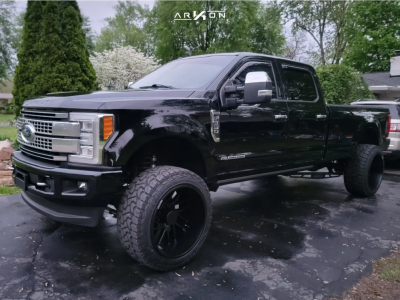 2017 Ford F-350 Super Duty - 24x14 -81mm - ARKON OFF-ROAD Mandela - Suspension Lift 2.5" - 37" x 13.5"