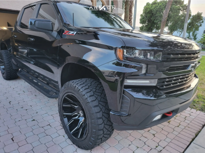 2020 Chevrolet Silverado 1500 - 22x12 -51mm - ARKON OFF-ROAD Roosevelt - Leveling Kit - 35" x 12.5"