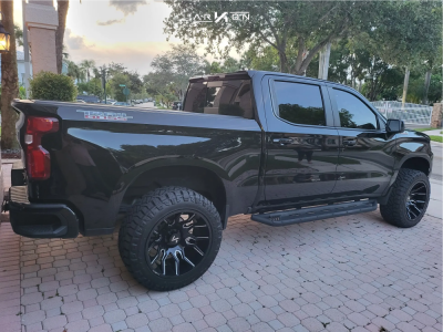 1 2020 Silverado 1500 Chevrolet Lt Trail Boss Readylift Leveling Kit Arkon Off Road Roosevelt Black Milled