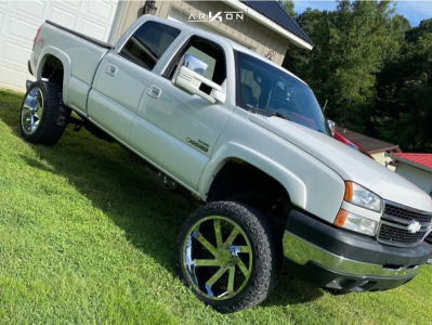 2006 Chevrolet Silverado 2500 HD - 24x12 -51mm - ARKON OFF-ROAD Lincoln - Suspension Lift 6" - 35" x 12.5"