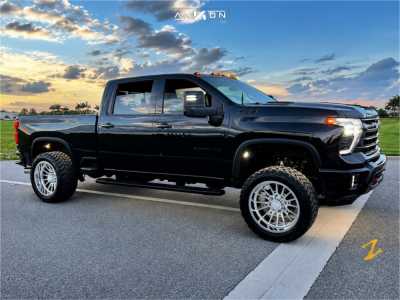 1 2025 Silverado 2500 Hd Chevrolet Xlt Cognito Leveling Kit Arkon Forged Nashville Polished