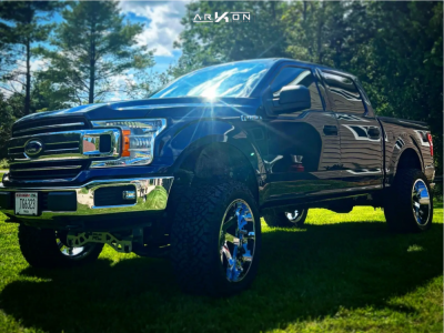 1 2018 F 150 Ford Xlt Rough Country Suspension Lift 6in Arkon Off Road Lincoln Chrome