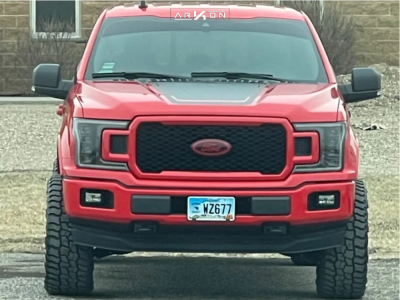 1 2019 F 150 Ford Xlt Readylift Suspension Lift 35in Arkon Off Road Mandela Satin Black