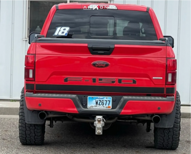 1 2019 F 150 Ford Xlt Readylift Suspension Lift 35in Arkon Off Road Mandela Satin Black