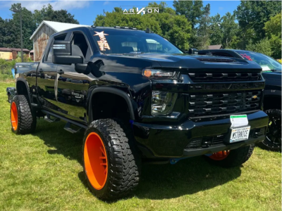 2022 Chevrolet Silverado 2500 HD Wheel Offset Super Aggressive 3