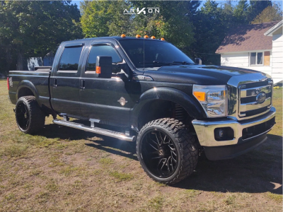 2015 Ford F-250 Super Duty - 24x12 -51mm - ARKON OFF-ROAD Mandela - Suspension Lift 3" - 35" x 12.5"
