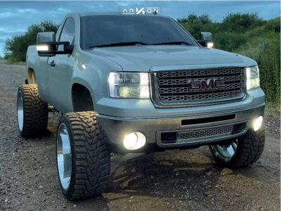2010 GMC Sierra 1500 - 26x14 -81mm - ARKON OFF-ROAD Lincoln - Suspension Lift 7.5" - 36" x 14.5"
