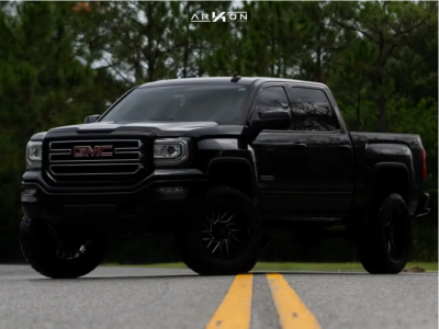2018 GMC Sierra 1500 - 20x10 -25mm - ARKON OFF-ROAD Mandela - Suspension Lift 7" - 35" x 12.5"