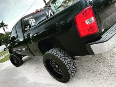 1 2012 Silverado 1500 Chevrolet Lt Pro Comp Suspension Lift 65in Arkon Off Road Alexander Black Milled