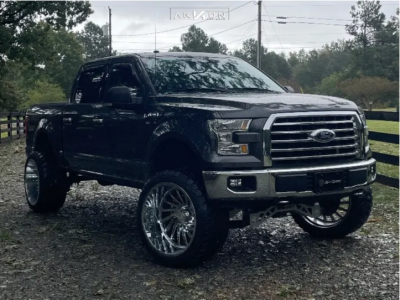 2017 Ford F-150 - 24x14 -81mm - ARKON OFF-ROAD Caesar - Suspension Lift 6.5" - 35" x 13.5"