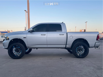 1 2018 1500 Ram Sport Bds Suspension Lift 8in Arkon Off Road Mandela Black Milled