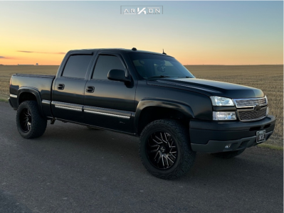 2005 Chevrolet Silverado 1500 - 20x10 -25mm - ARKON OFF-ROAD Mandela - Leveling Kit - 33" x 12.5"