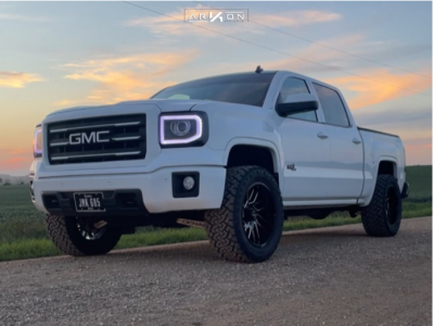 2014 GMC Sierra 1500 - 20x12 -51mm - ARKON OFF-ROAD Mandela - Leveling Kit - 33" x 12.5"