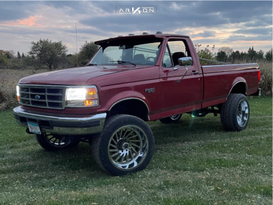 1995 Ford F-350 - 22x12 -51mm - ARKON OFF-ROAD Caesar - Suspension Lift 2.5" - 305/50R22
