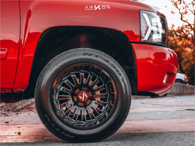 2012 Chevrolet Silverado 1500 Wheel Offset Aggressive > 1