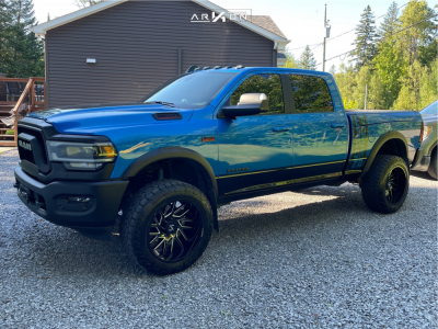 2020 Ram 2500 - 22x12 -51mm - ARKON OFF-ROAD Mandela - Stock Suspension - 35" x 12.5"