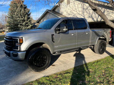 2020 Ford F-350 Super Duty - 20x10 -25mm - ARKON OFF-ROAD Mandela - Stock Suspension - 35" x 12.5"