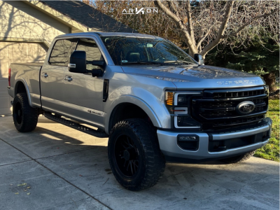 1 2020 F 350 Super Duty Ford Lariat Stock Stock Arkon Off Road Mandela Satin Black