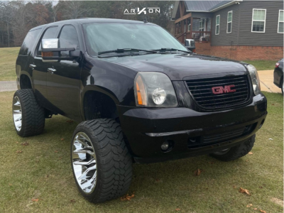 2007 GMC Yukon - 24x14 -81mm - ARKON OFF-ROAD Roosevelt - Suspension Lift 7.5" - 35" x 13.5"