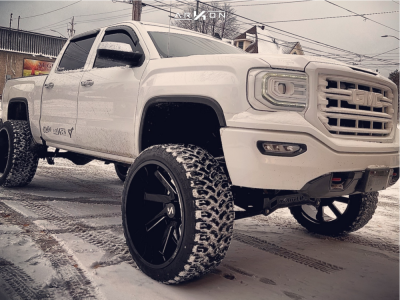 2016 GMC Sierra 1500 - 26x14 -81mm - ARKON OFF-ROAD Lincoln - Suspension Lift 9" - 37" x 13.5"