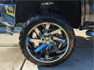 1 2015 Sierra 1500 Gmc Slt Rough Country Suspension Lift 5in Arkon Off Road Lincoln Chrome