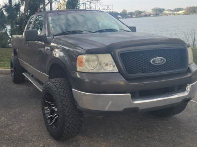 2005 Ford F-150 - 20x12 -51mm - ARKON OFF-ROAD Roosevelt - Suspension Lift 6" - 35" x 12.5"