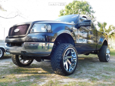 2004 Ford F-150 - 22x12 -51mm - ARKON OFF-ROAD Lincoln - Suspension Lift 4" - 33" x 12.5"