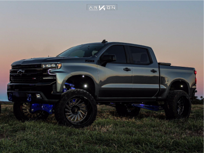 2020 Chevrolet Silverado 1500 - 24x14 -81mm - ARKON OFF-ROAD Caesar - Suspension Lift 9" - 37" x 13.5"