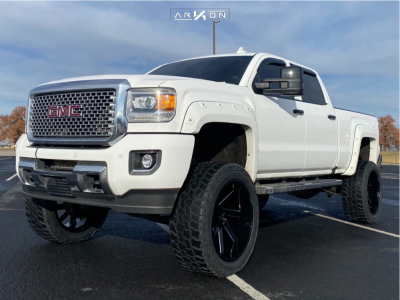 2016 GMC Sierra 2500 HD - 24x12 -51mm - ARKON OFF-ROAD Lincoln - Suspension Lift 6.5" - 37" x 13.5"