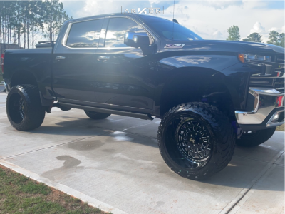 2019 Chevrolet Silverado 1500 - 24x14 -81mm - ARKON OFF-ROAD Crown Series Triumph - Suspension Lift 9" - 37" x 13.5"